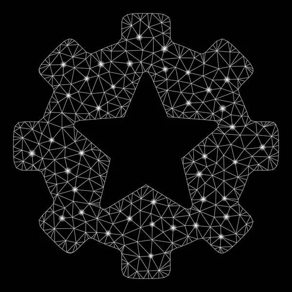 Flare Mesh 2d Star Sık Seçenekleri Dişli Flare Spotlar ile