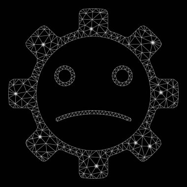 Flare kafes karkas servis dişli üzücü Smiley flare Spotlar ile