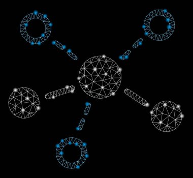 Parlama Noktaları ile Flare Mesh Ağ Yapısı