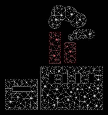 Flash Spotlu Parlak Örgü Tel Çerçeve Sigara Fabrikası