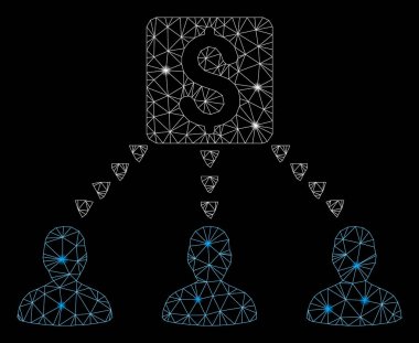 Flare Spotlar ile flare Mesh karkas para alıcılar