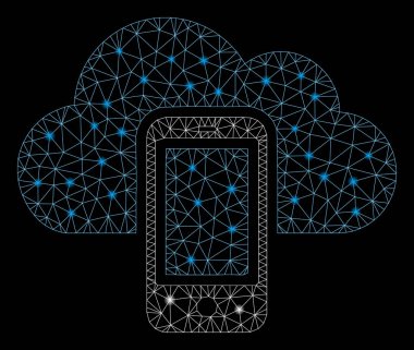 Işık Noktalı Parlak Kafes Ağ Akıllı Telefon