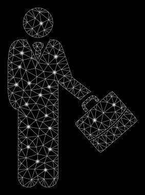 Flare Mesh 2d Spotlar ile Daimi İşadamı