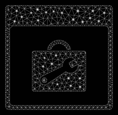 Işık Lekeleri ile Flare Örgü Tel Çerçeve Araç Kutusu Takvim Sayfası