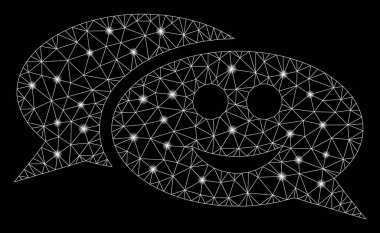 Flare Mesh Karkas Smile Sohbet Mesajları Flare Spotlar ile