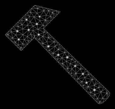 Flare Spotlu Fişek Kafes Tel Çerçeve Çekiç Aracı