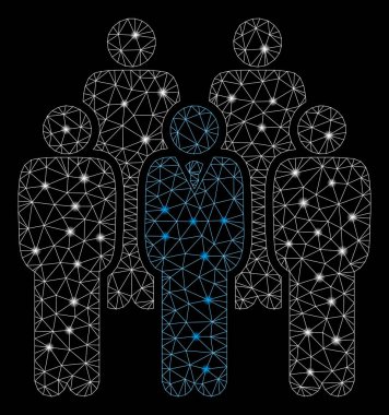 Flare Spotlu Fişek Kafes Tel Çerçeve Personeli