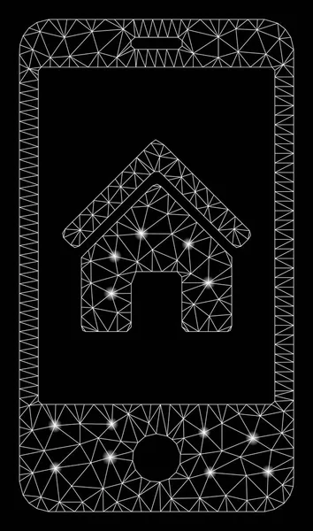 Flare Mesh 2d Akıllı Telefon Ana Sayfa Flare Spotlar ile