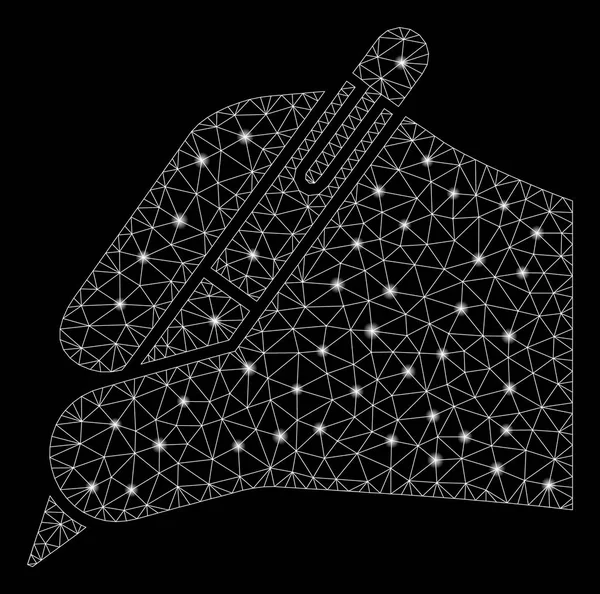 Flare Örgü Tel Çerçeve İşaretnoktaları ile El Abone