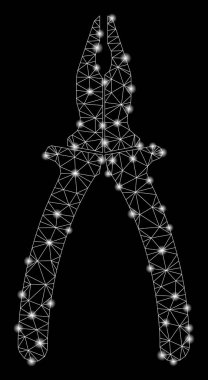 Flare Spotlu Fişek Kafes Tel Çerçeve Lisi