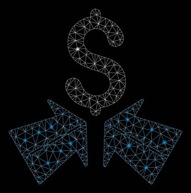 Parlama Noktalar ile Parlak Örgü Ağ Başarı Yolları