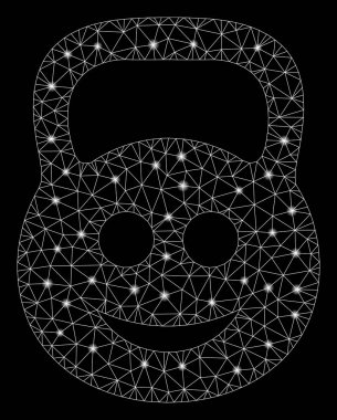 Flaş Spotlar ile Flare Mesh Karkas Gülümsedi Ton Ağırlık