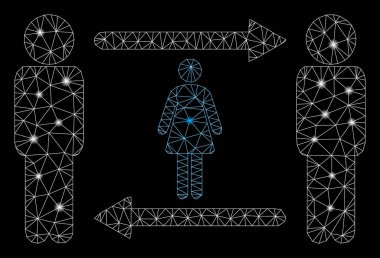 Flare Mesh Karkas Swingers Değişim Kız Flare Noktalar ile