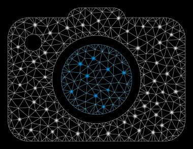 Işık Noktalı Parlak Kafes Karkas Fotoğraf Makinesi