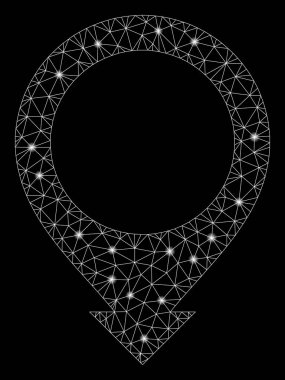 Parlama Noktaları ile Flare Mesh Ağ Haritası İşaretçisi