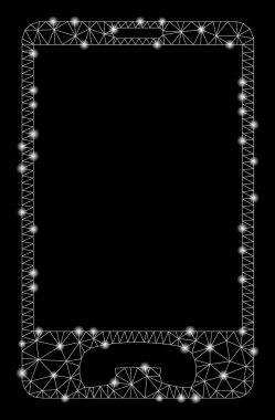 Flare Spotlu Fişek Kafes Tel Çerçeve li Cep Telefonu