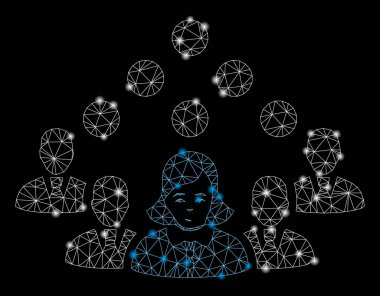 Flare Mesh Karkas Personel Ekibi Flare Spotlar ile