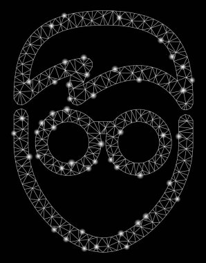 Flare Mesh Karkas Öğrenci Yüzü Flare Spotlar ile