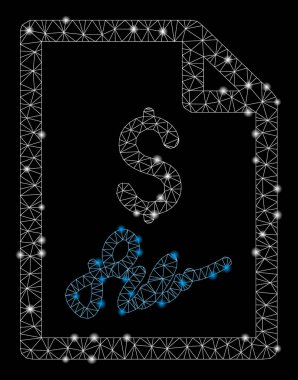 Parlama Spotlu Parlama Kafes Ağ Fatura Sayfası