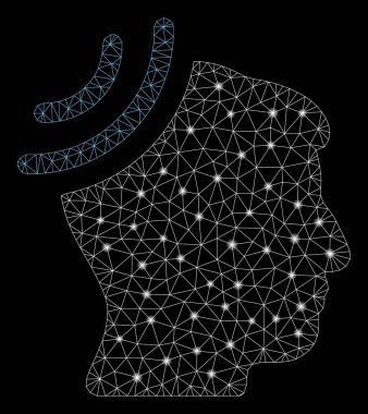 Flare Mesh 2d Radyo Resepsiyon Beyin Flare Noktalar ile