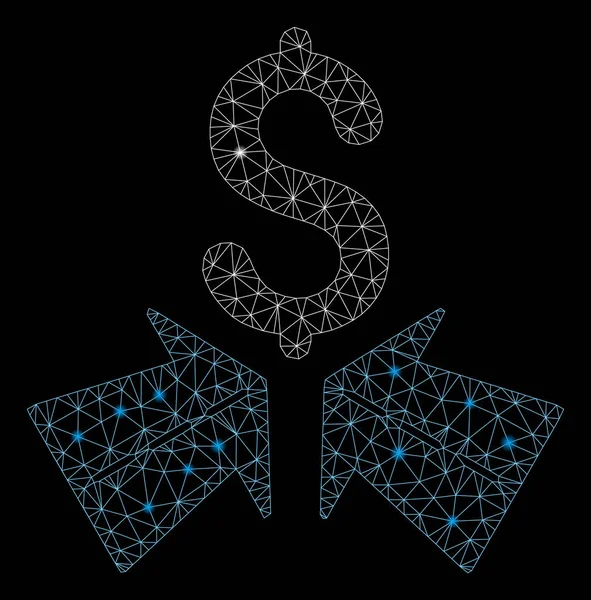 Parlama Noktalar ile Parlak Örgü Ağ Başarı Yolları