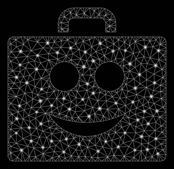 Flash Spotlu Parlak Örgü Tel ÇerçeveLi Gülümseme Kılıfı