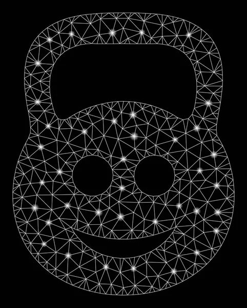 Flaş Spotlar ile Flare Mesh Karkas Gülümsedi Ton Ağırlık