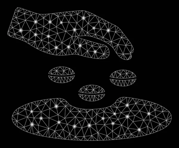 Flare Mesh Karkas Sow Tohumlar Flare Noktalar ile