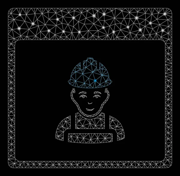 Flare Mesh 2d İşçi Takvimi Sayfası Parlama Spotları ile