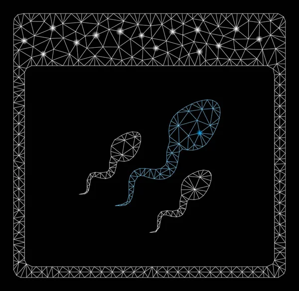 Flare Mesh Ağ Spermatozoids Takvim Sayfası Flare Noktalar ile