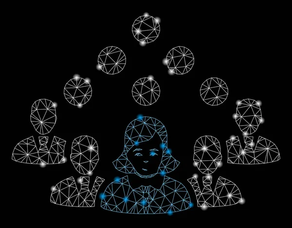 Flare Mesh Karkas Personel Ekibi Flare Spotlar ile