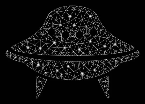 Flare Örgü Tel Çerçeve Uzay Gemisi Flare Spotlar ile