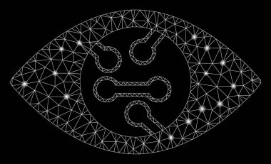 Işık Lekeleri ile Flare Mesh 2d Akıllı Göz Lens