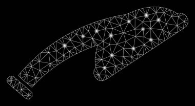 Işık Spotlar ile parlayan Mesh karkas duş başlığı