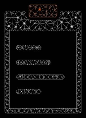 Flare Spotlu Fişek Kafes Tel Çerçeve PedI Metni