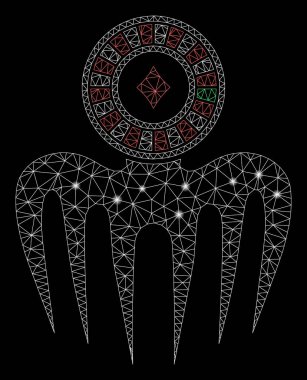 Flare Mesh Karkas Rulet Spectre Monster Flare Noktalar ile