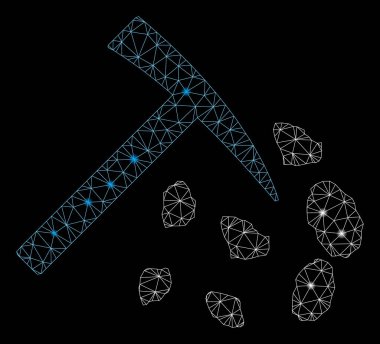 Flare Mesh Karkas Taş Madencilik Çekiç Flare Noktalar ile