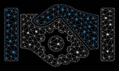 Işık Noktalar ile Parlak Mesh Network Akıllı Sözleşme El Sıkışma