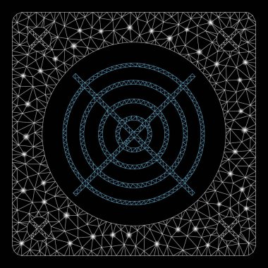 Flare Mesh 2d Bilgisayar Güç Kaynağı Flare Spotlar ile