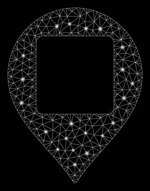 Flare Mesh 2d Kare Delik Harita İşaretleyici Parlama Noktalar ile