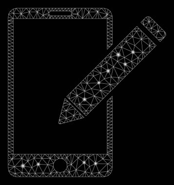 Flare Mesh Karkas Akıllı Telefon Düzenleme Kalem Ifparlama Noktalar ile