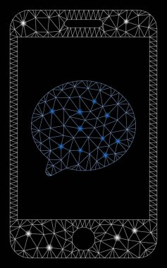 Flare Mesh Ağ Akıllı Telefon Sohbet Mesajı Flare Spotlar ile