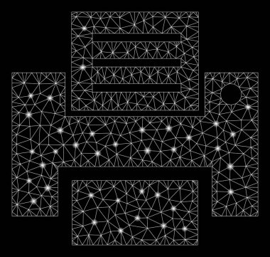 Işık Lekeleri ile Flare Mesh 2d Baskı