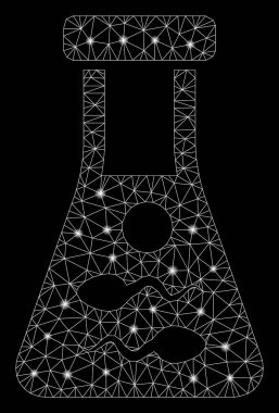 Flare Mesh Karkas Sperm Retort Flare Noktalar ile