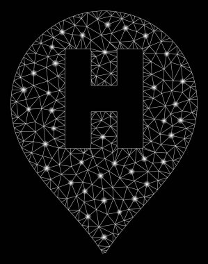 Flare Mesh 2d Hastane Mektup Marker Flare Noktalar ile