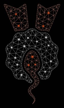 Flare Mesh Ağ Sperm Kazanan Flare Noktalar ile