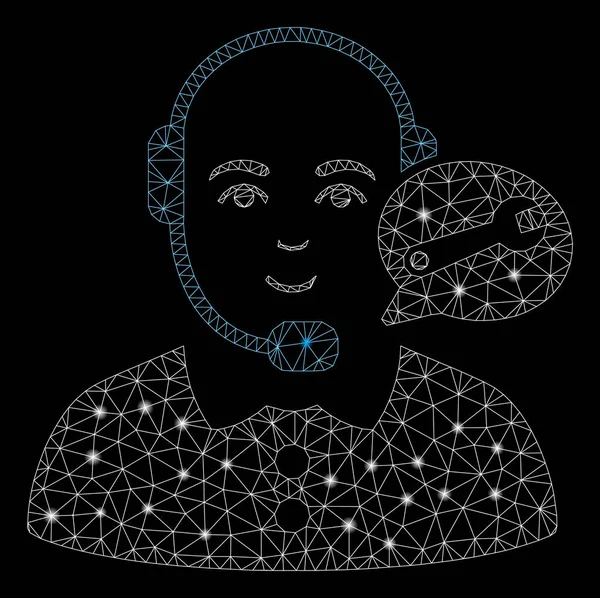 Flare Mesh Ağ Servis Merkezi Bayan Operatör Flare Spotlar ile