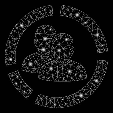 Flare Spotlu Fişek Kafes Tel Çerçeve Kullanıcı Diyagramı