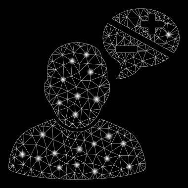 Parlama Spotları ile Flare Mesh Ağ Kullanıcı Bağımsız Değişkenleri