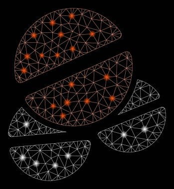 Parlama Noktalar ile Parlak Örgü 2d Tablet